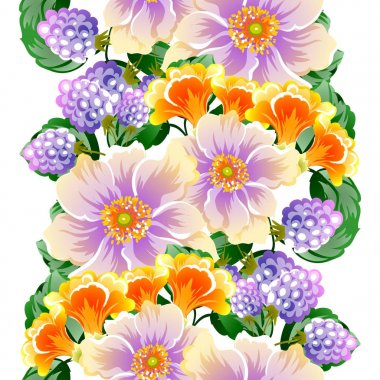 Kusursuz çiçek deseni