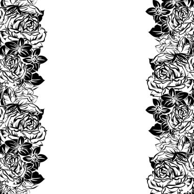 Vintage çiçek davetiye