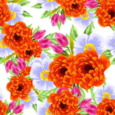 Kusursuz çiçek deseni