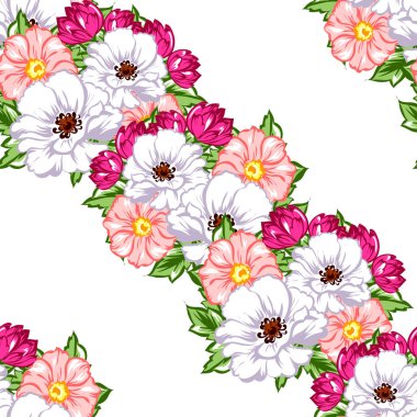 Kusursuz çiçek deseni