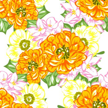 Kusursuz çiçek deseni