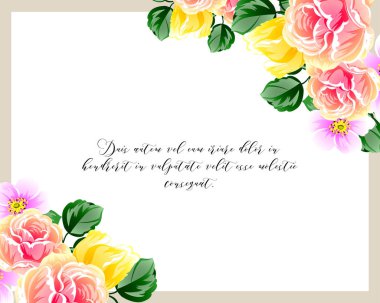 İhale çiçek davetiye