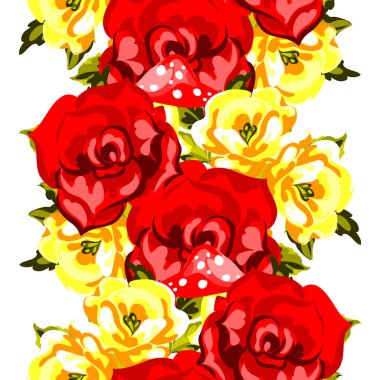 Kusursuz çiçek deseni