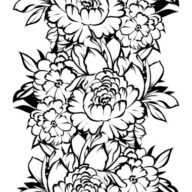 Kusursuz çiçek deseni