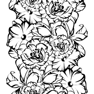 Kusursuz çiçek deseni