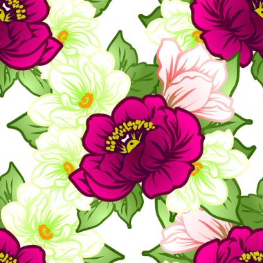 Kusursuz çiçek deseni