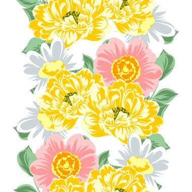 Kusursuz çiçek deseni