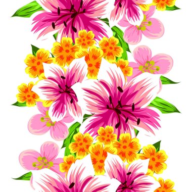 Kusursuz çiçek deseni