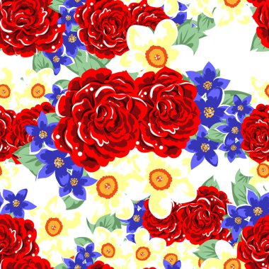 Kusursuz çiçek deseni