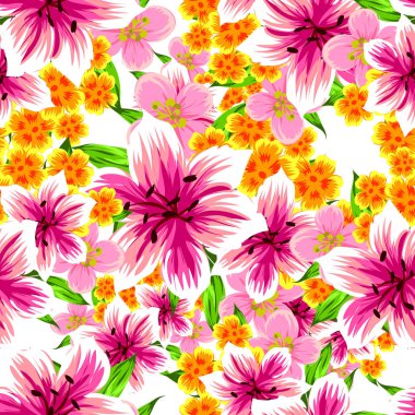 Kusursuz çiçek deseni