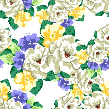 Kusursuz çiçek deseni