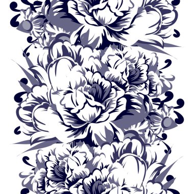 Kusursuz çiçek deseni