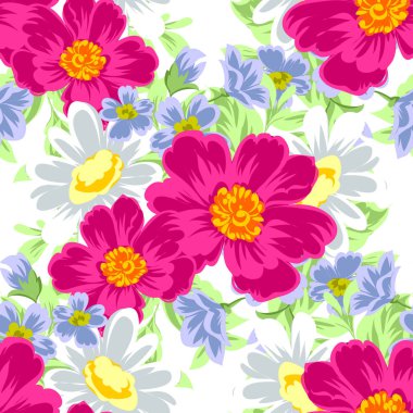 Kusursuz çiçek deseni