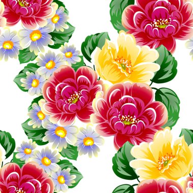 Kusursuz çiçek deseni