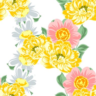 Kusursuz çiçek deseni