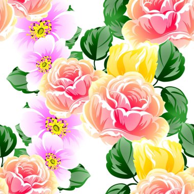 Kusursuz çiçek deseni