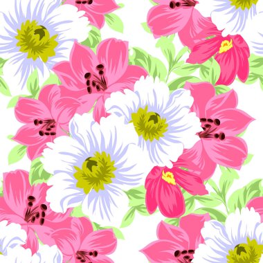 Kusursuz çiçek deseni