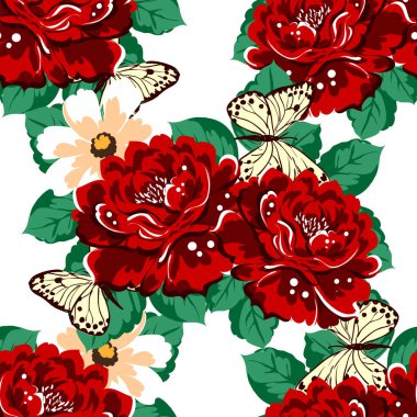 Kusursuz çiçek deseni