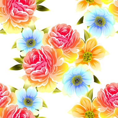 Kusursuz çiçek deseni