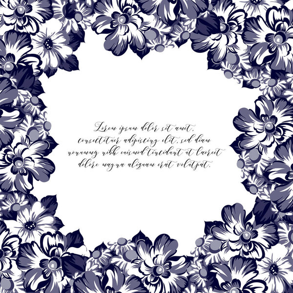 VINTAGE ORAL INVITION CARD
