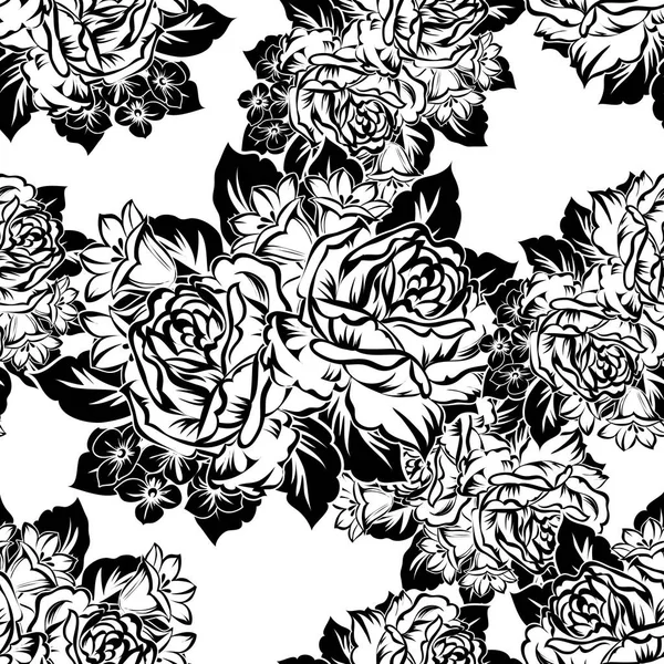 Modèle floral sans couture — Image vectorielle