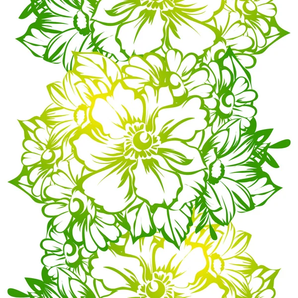 Seamless floral pattern — Stock Vector