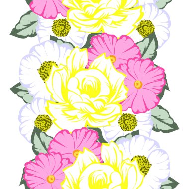 Kusursuz çiçek deseni