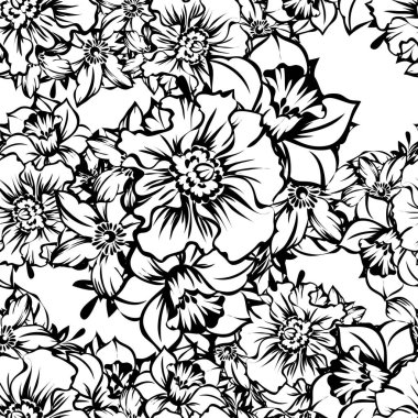 Kusursuz çiçek deseni