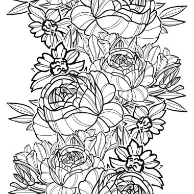 Kusursuz çiçek deseni