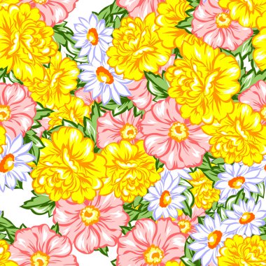 Kusursuz çiçek deseni