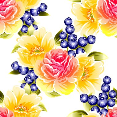 Kusursuz çiçek deseni