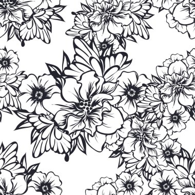 Kusursuz çiçek deseni