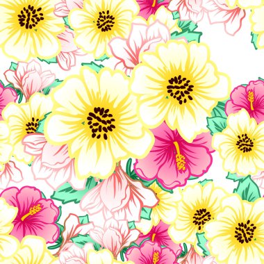 Kusursuz çiçek deseni