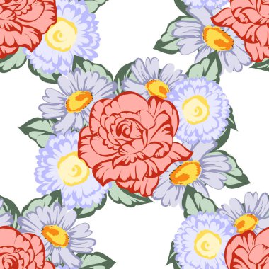 Kusursuz çiçek deseni