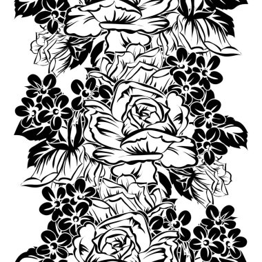 Kusursuz çiçek deseni