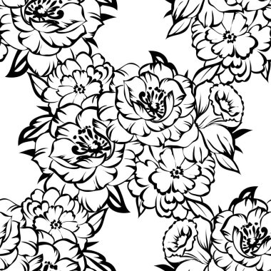 Kusursuz çiçek deseni