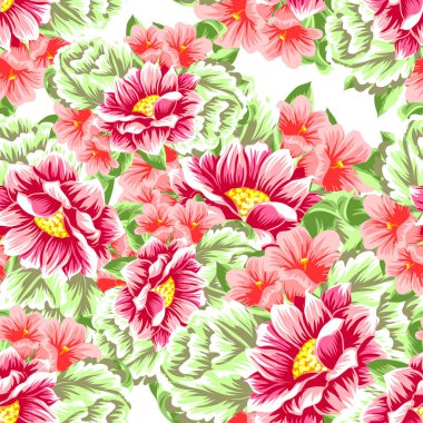 Kusursuz çiçek deseni