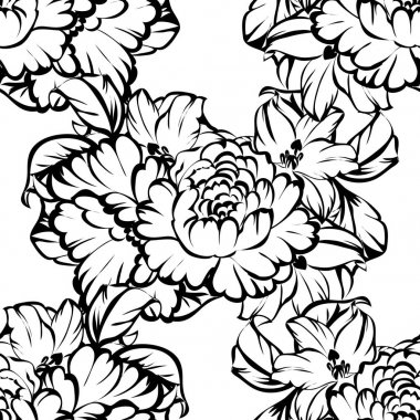 Kusursuz çiçek deseni