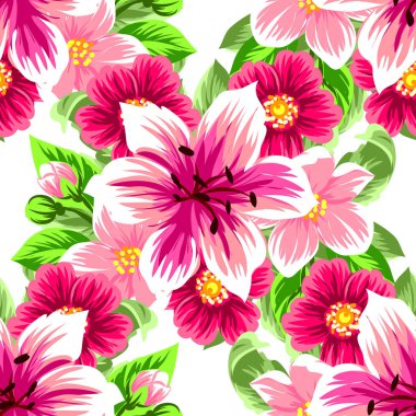 Kusursuz çiçek deseni