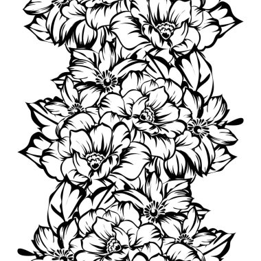 Kusursuz çiçek deseni