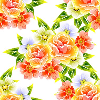 Kusursuz çiçek deseni