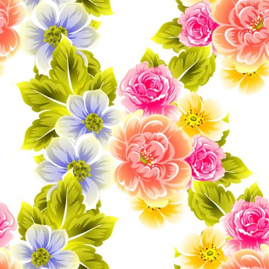 Kusursuz çiçek deseni