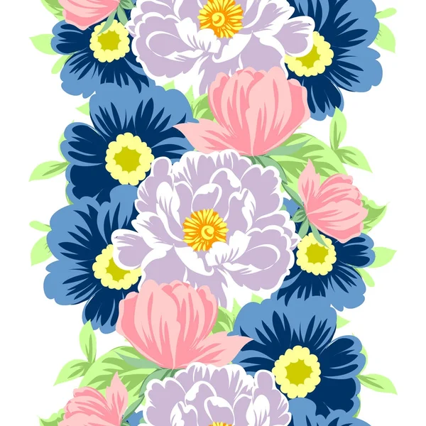 Modèle floral sans couture — Image vectorielle