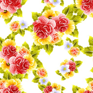 Kusursuz çiçek deseni