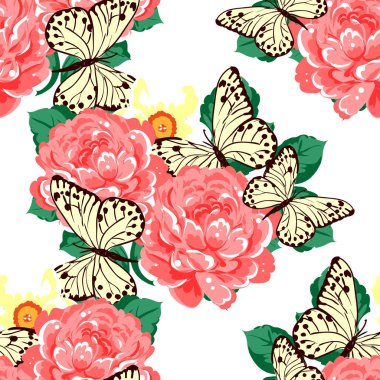 Kusursuz çiçek deseni