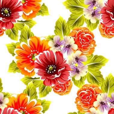 Kusursuz çiçek deseni