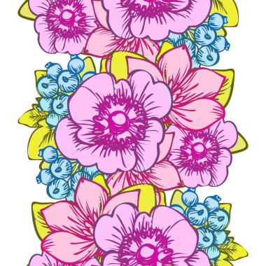 Kusursuz çiçek deseni