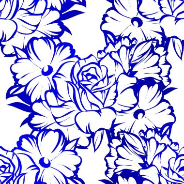 Kusursuz çiçek deseni