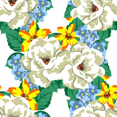 Kusursuz çiçek deseni