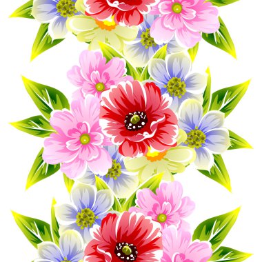 Kusursuz çiçek deseni